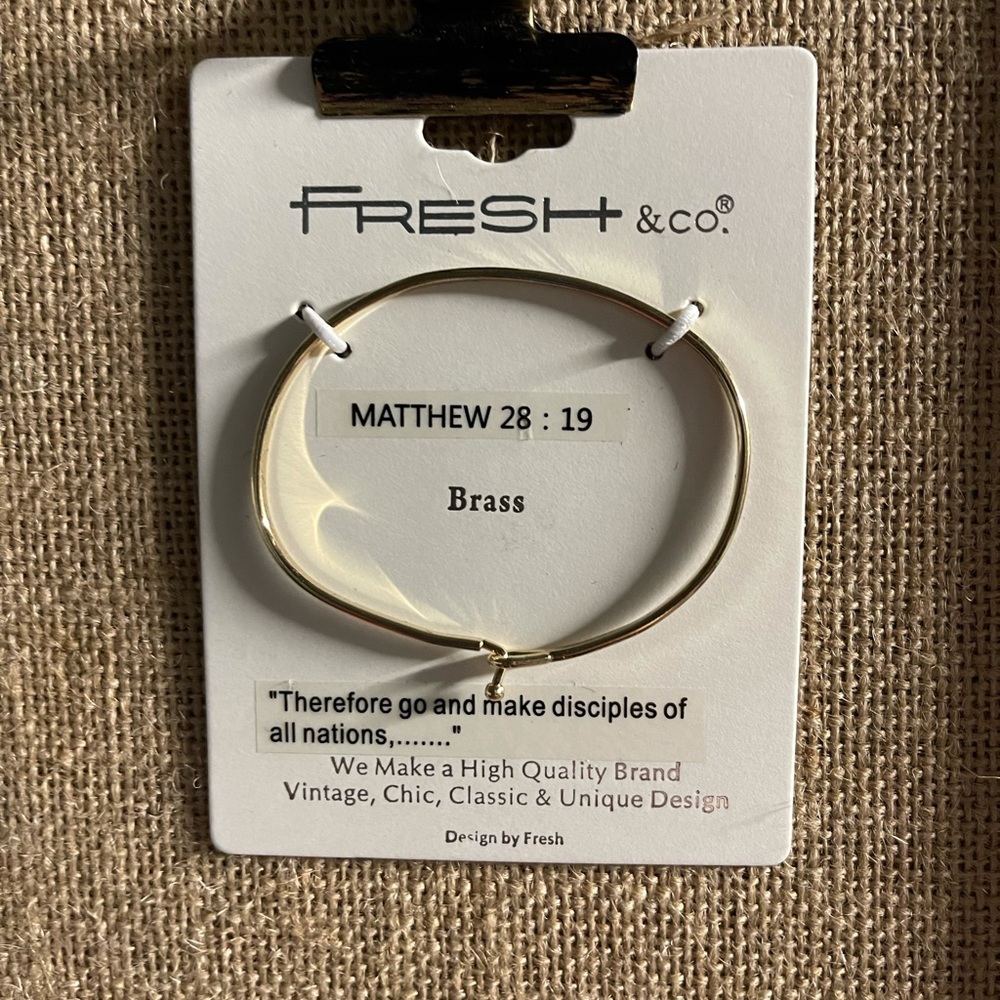 Tatum Scripture Bangle - Picture 2 of 3